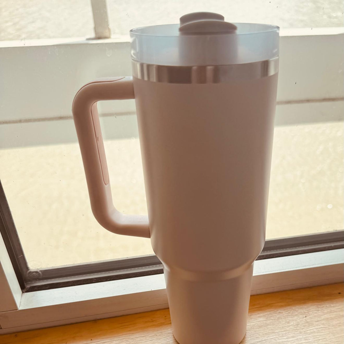 VALERI 40oz Leakproof Travel Tumbler with Straw & Handle