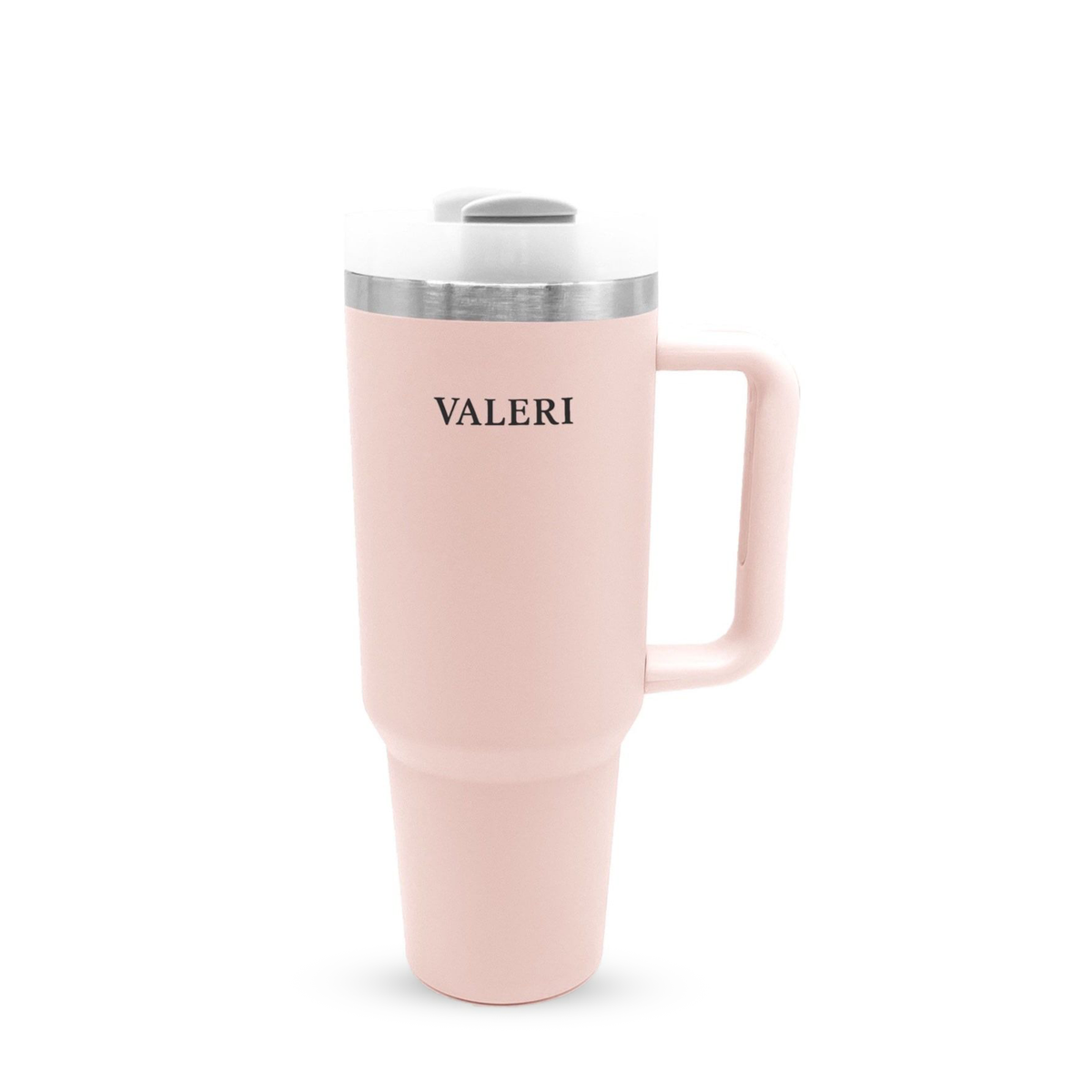 VALERI 40oz Leakproof Travel Tumbler with Straw & Handle